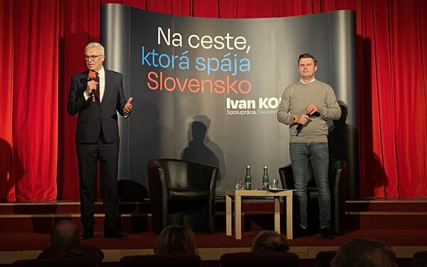 Ivan Korčok kampányesemény Érsekújvárban (A szerző felvétele)