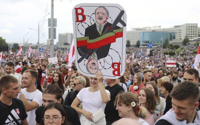 fehérorosz tüntetés