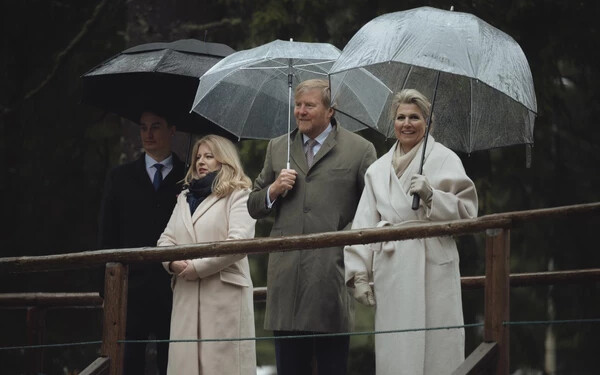 FOTÓK: A holland királyi pár a Tátrai Nemzeti Parkba is ellátogatott
