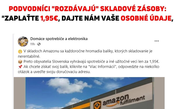 „Helyhiány miatt“ 1,95 euróért árulnak Amazon-csomagokat a csalók