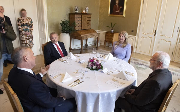 Čaputová idén is együtt ebédel a volt köztársasági elnökökkel