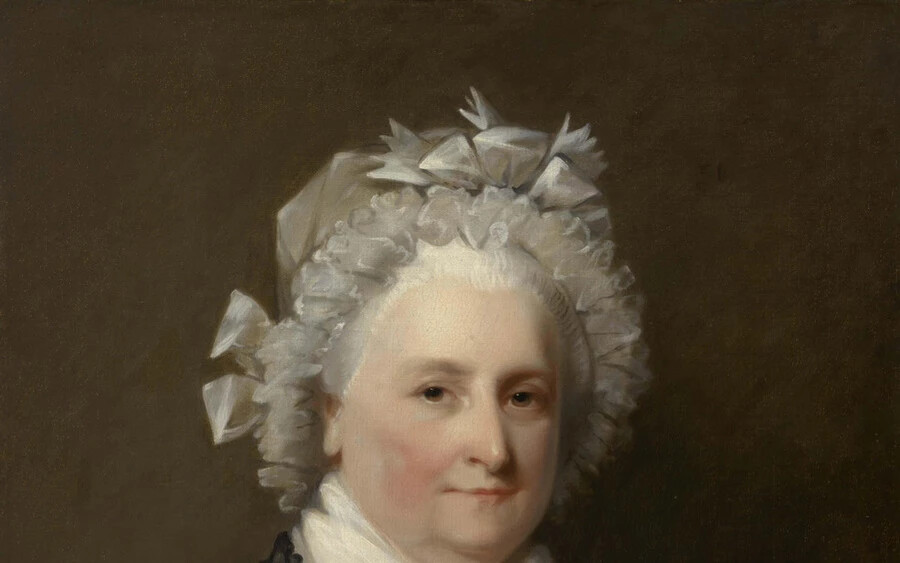 Martha Washington, 1789–1797 (ismeretlen szerző festménye)