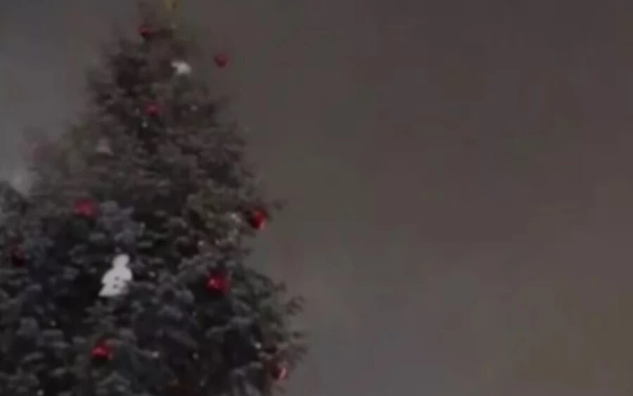 Karácsonyfa a Főtéren