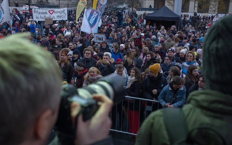 Folytatódik a pedagógussztrájk Magyarországon (FOTÓK)