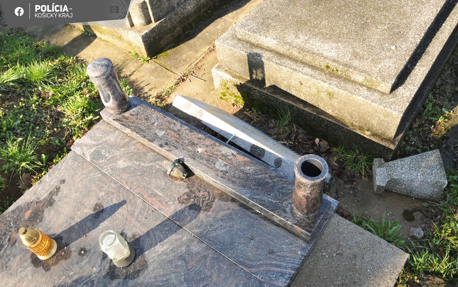 Idős vandál rongált a város temetőjében (FOTÓK)
