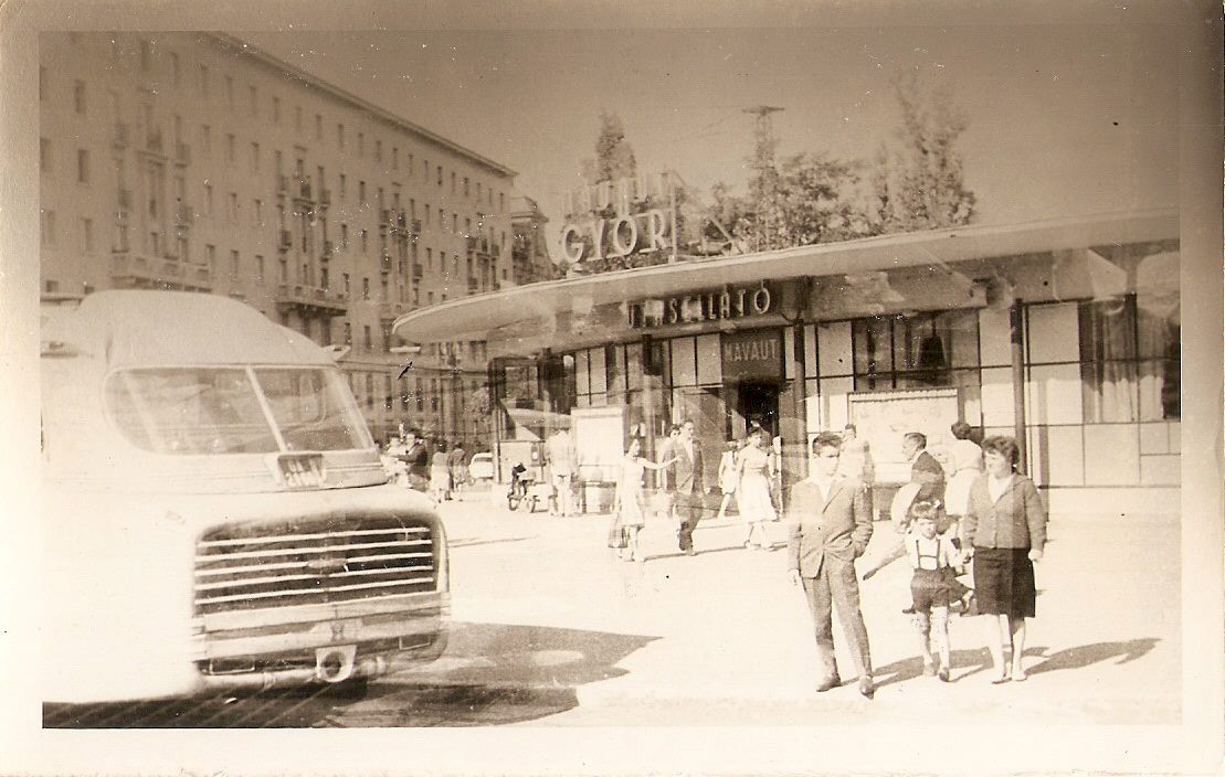 Az állomás a '60-as években. Kép: Németh Vilmos gyűjteményéből 
