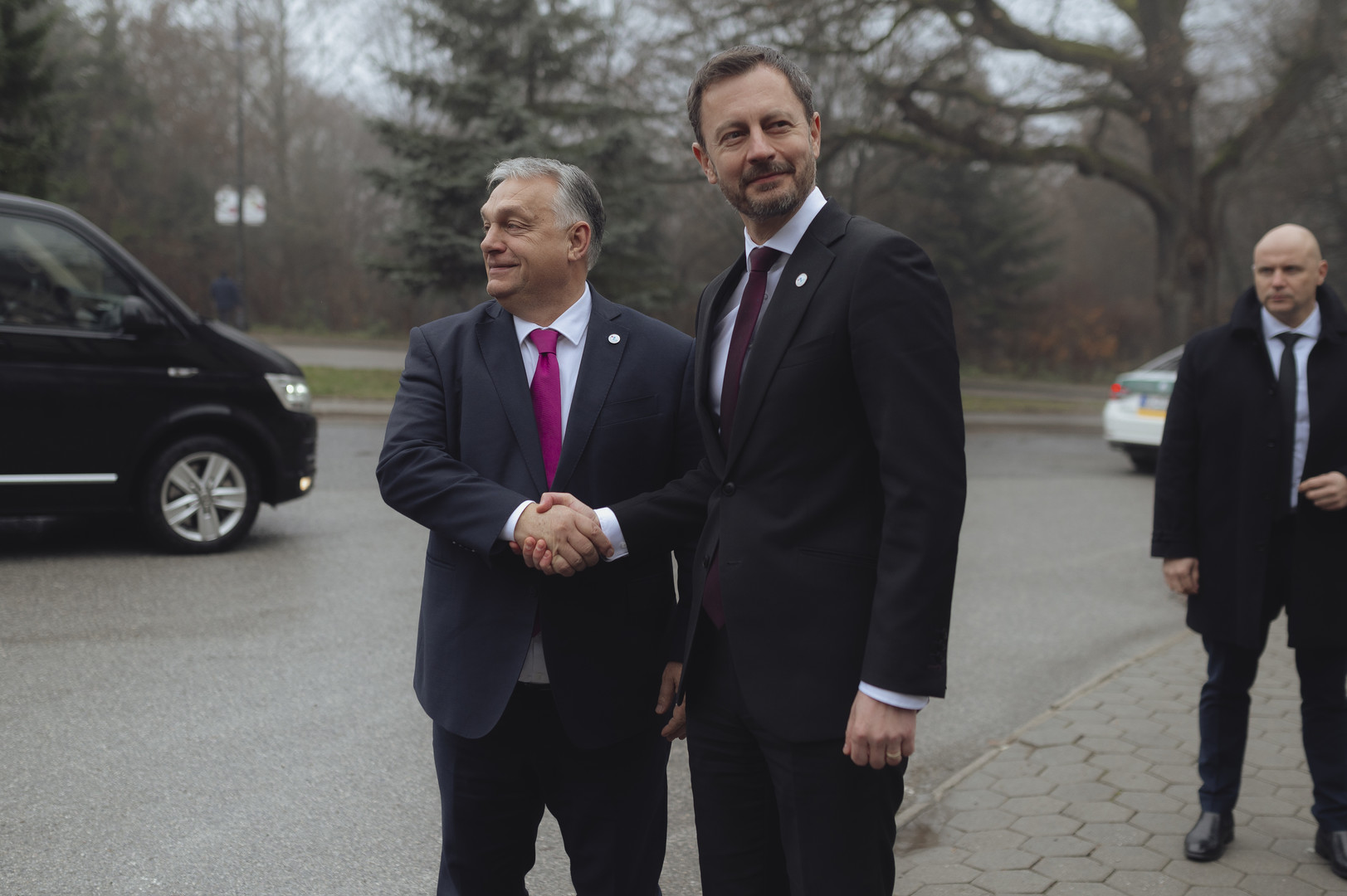FOTÓK: Megérkeztek a V4-ek miniszterelnökei a kassai csúcstalálkozóra