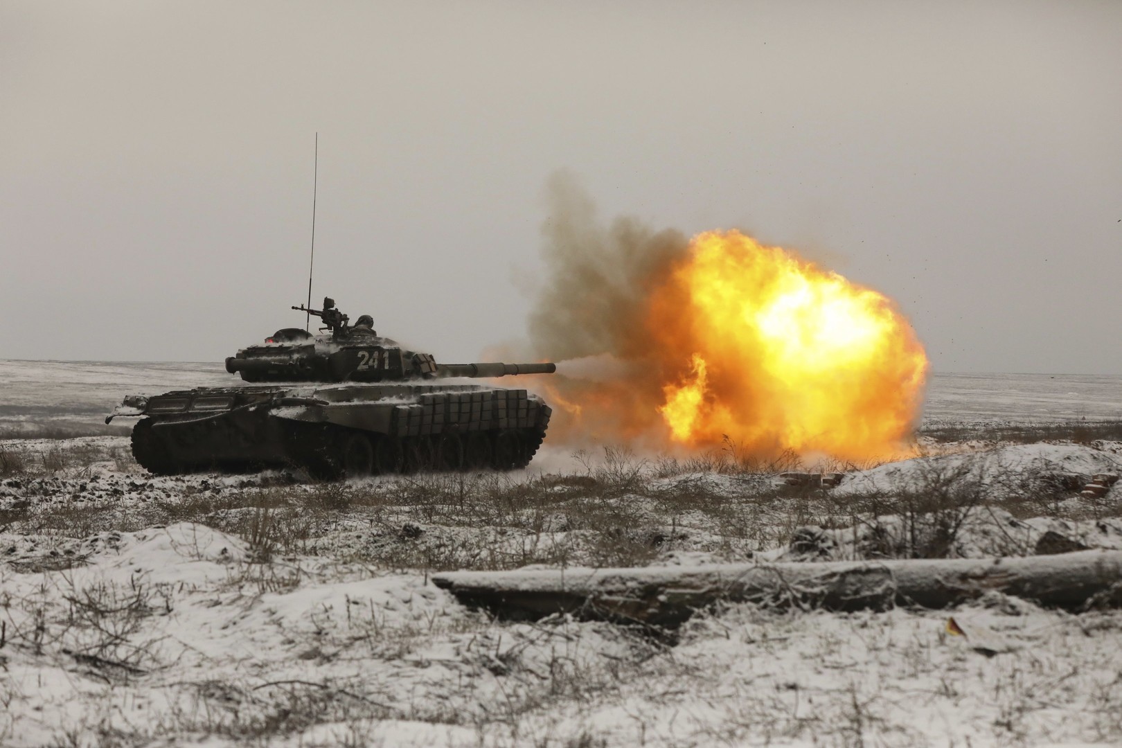 Hadgyakorlatozó orosz tank