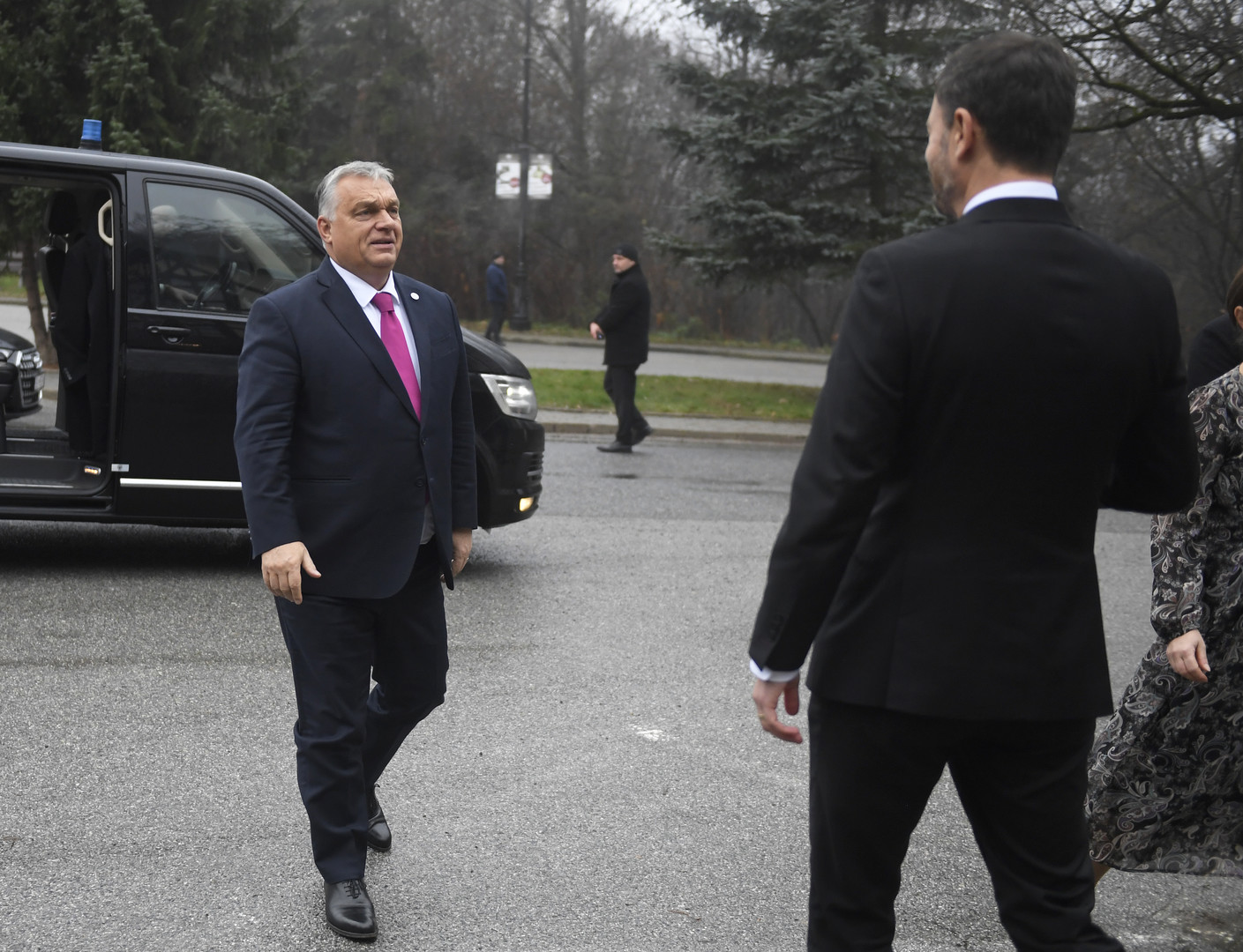 FOTÓK: Érkeznek a V4-ek miniszterelnökei a kassai csúcstalálkozóra