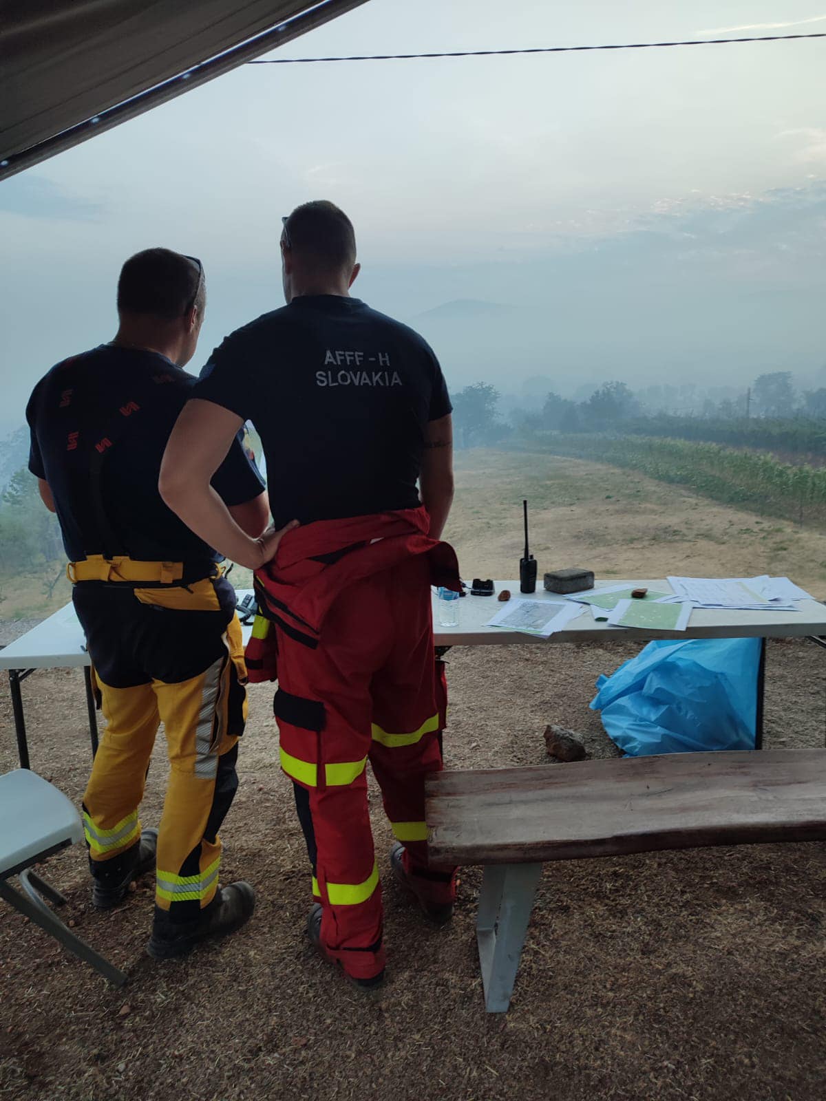 szlovákiai tűzoltók