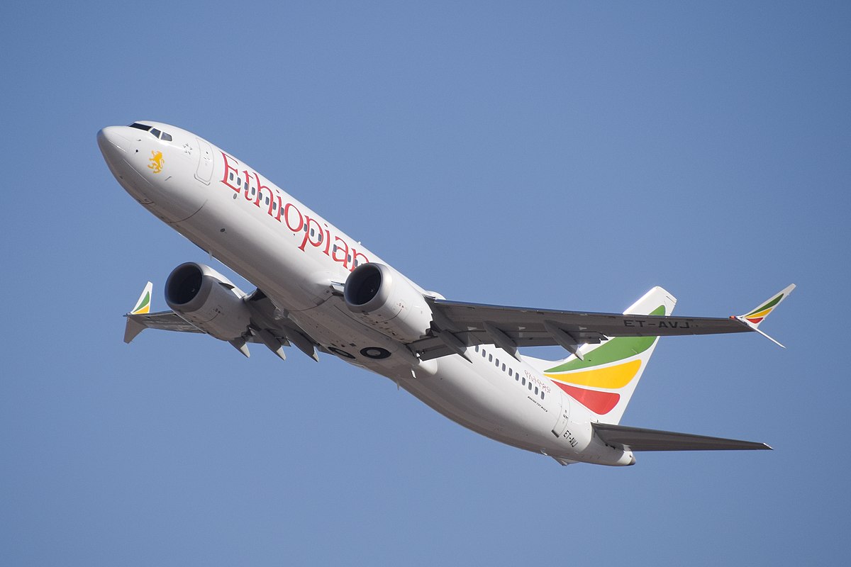 Az Ethiopian Airlines ET-AVJ lajstromjelű lezuhant gépe