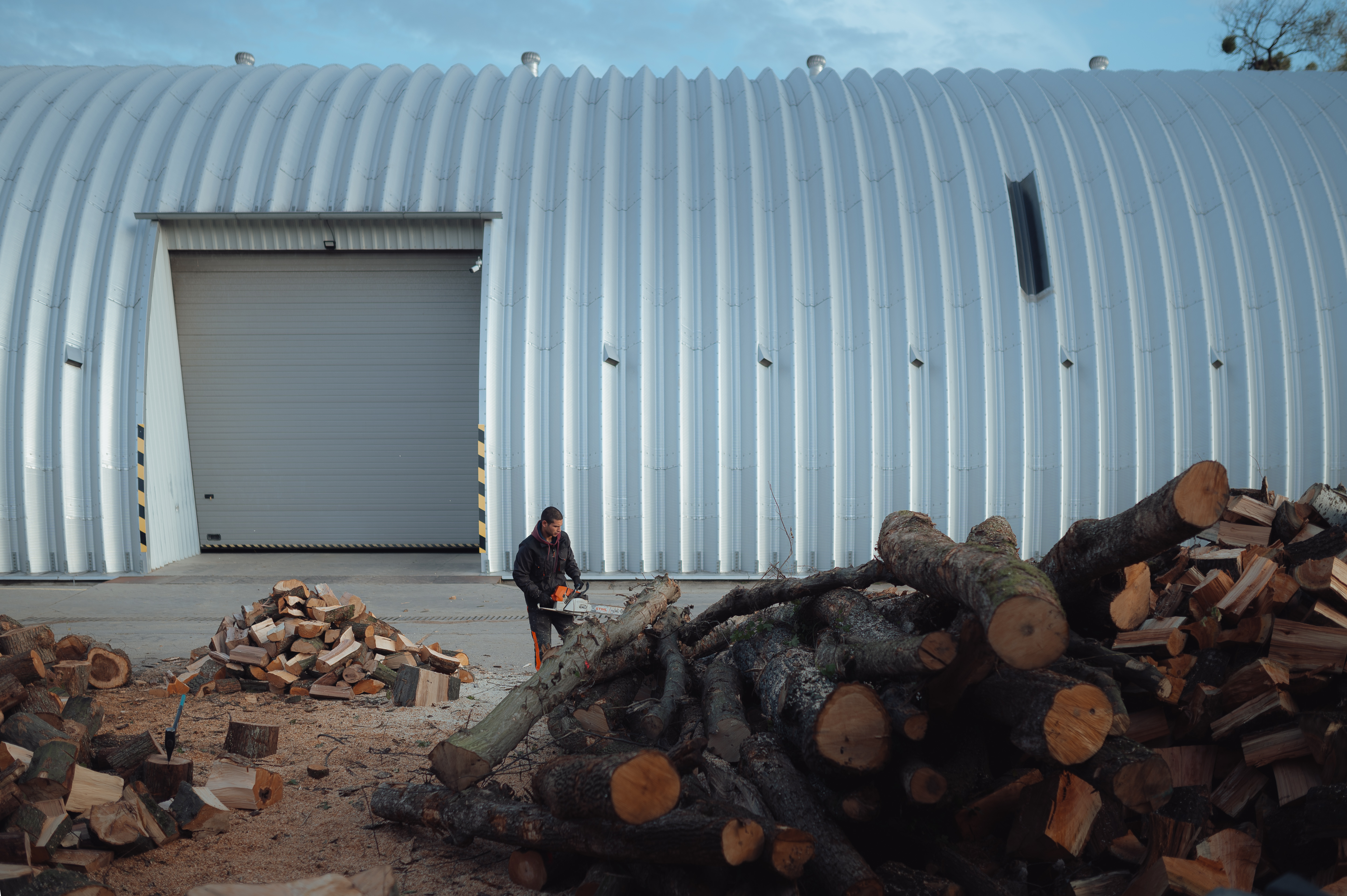 A fakitermelést a Leleszhez közeli erdőkben végzik