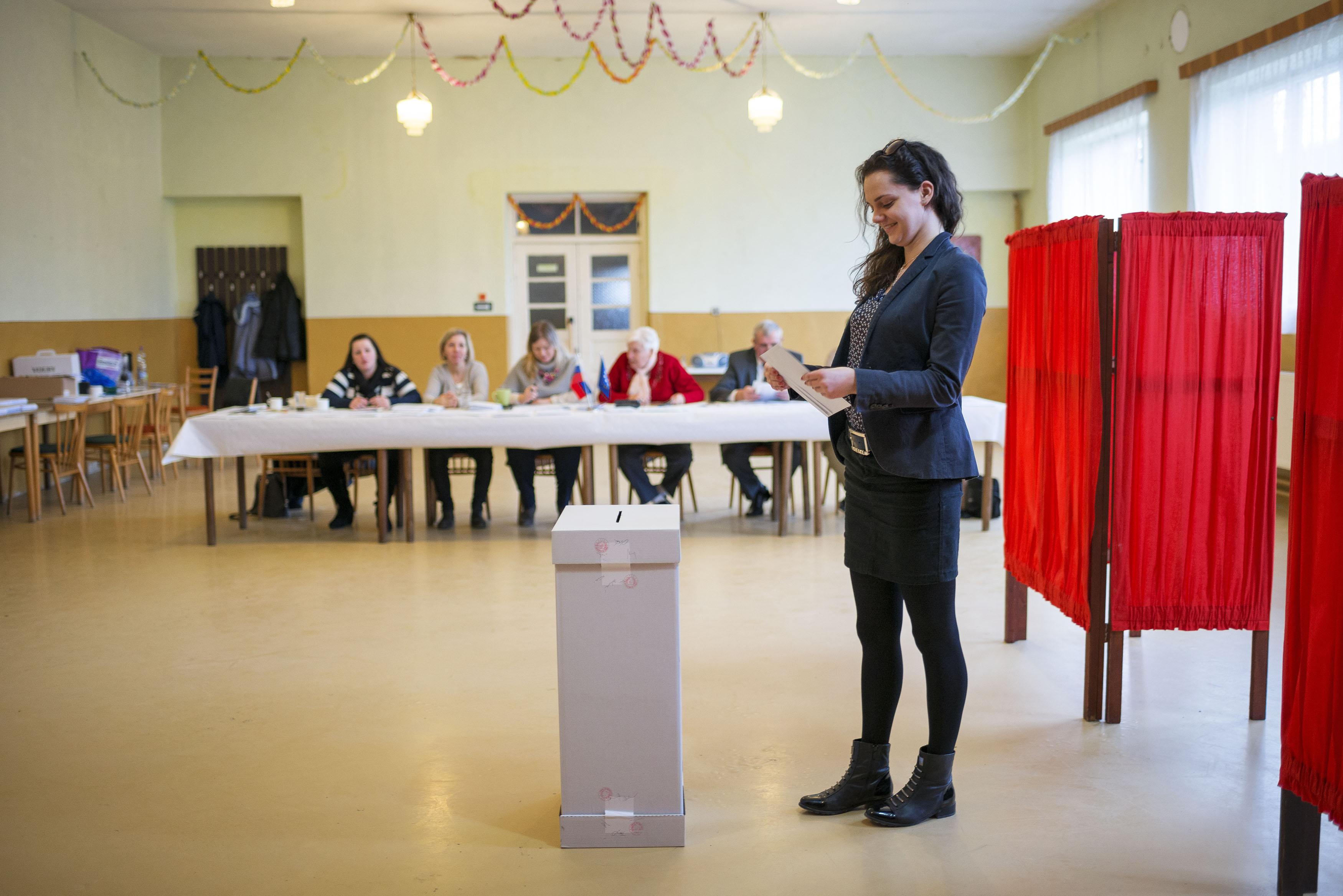 A falu választópolgárainak közel egy negyede ment el szavazni 