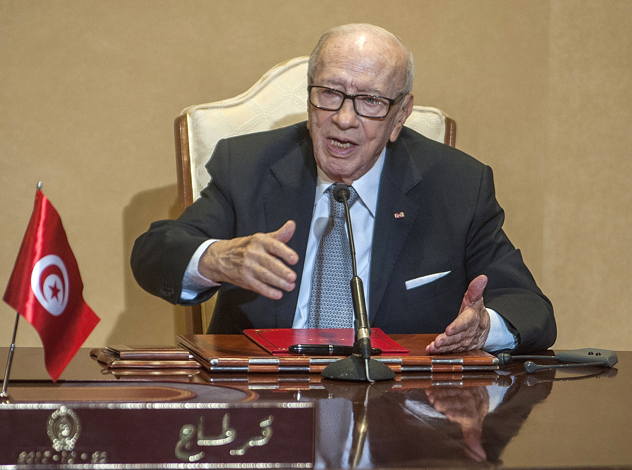 Bédzsi Káid esz-Szebszi tunéziai elnök