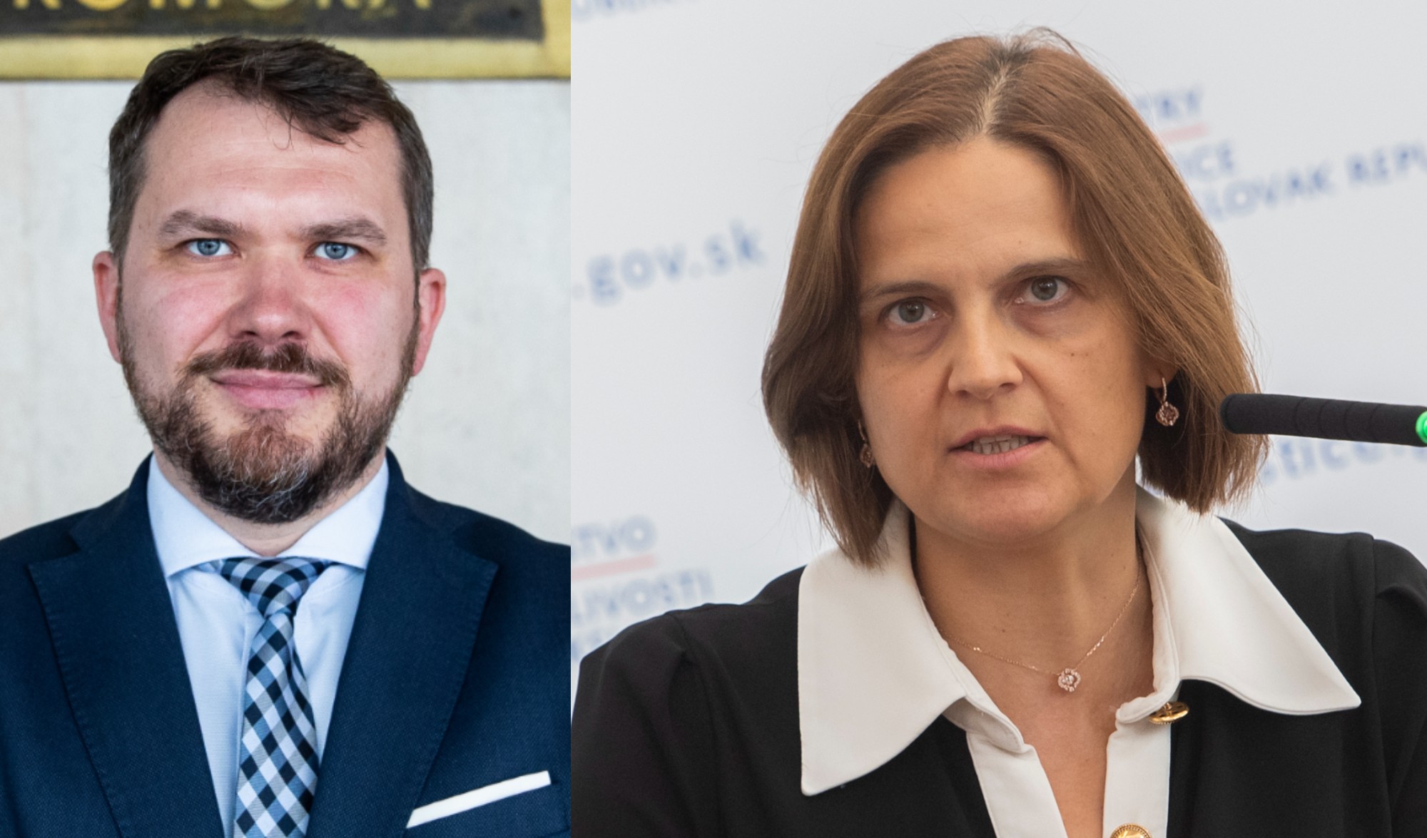 Viliam Karas, a Szlovák Ügyvédi Kamara (SAK) elnöke váltaná az igazságügyi minisztérium élén az SaS jelöltjét, Mária Kolíkovát (Fotó: NMH)