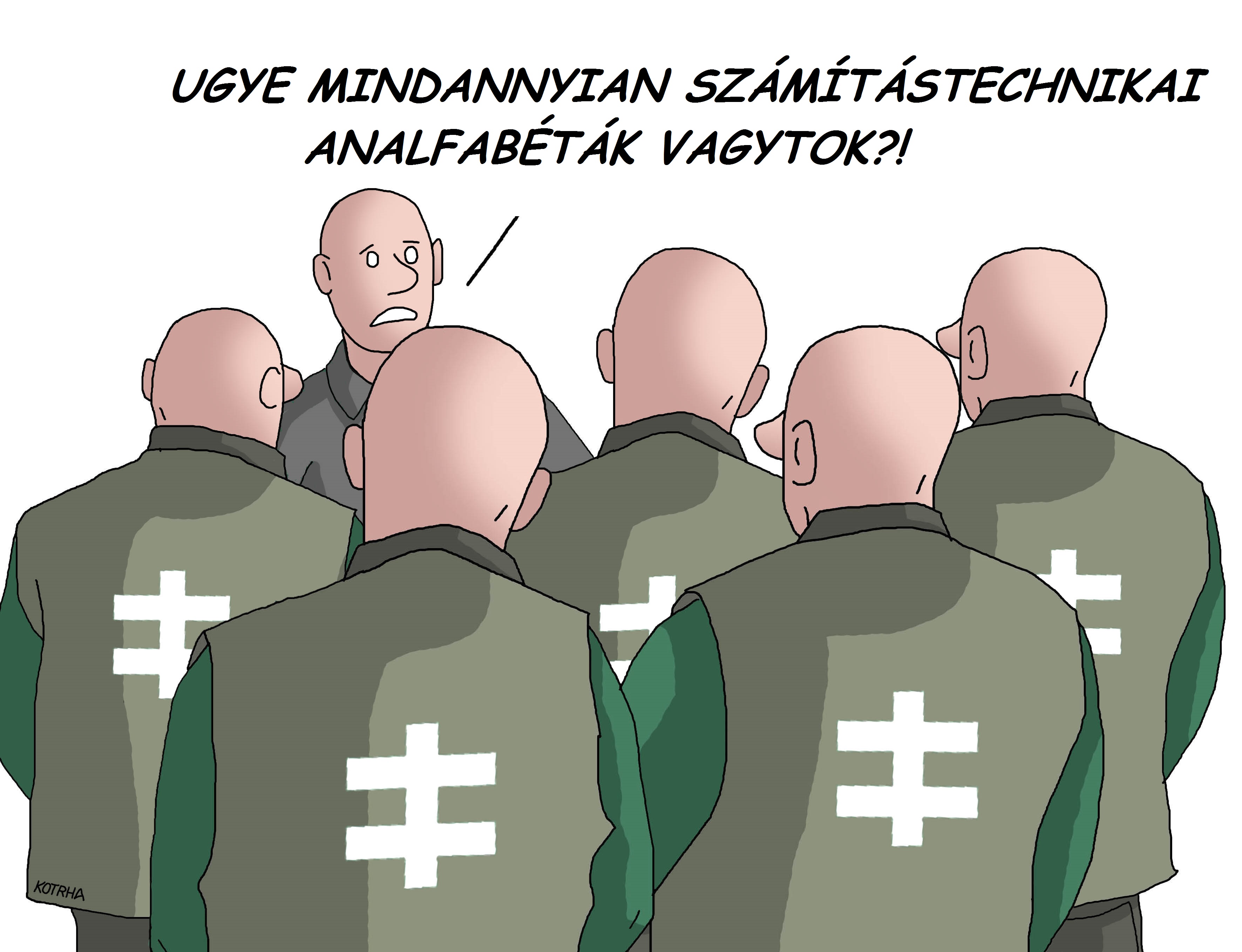 ⋌(Ľubomír Kotrha karikatúrája)