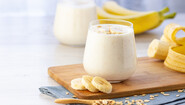 banán joghurt banánital reggeli 