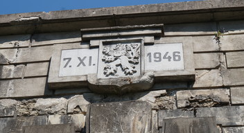 Az alagút második felújításának dátuma (Vataščin Péter felvétele)