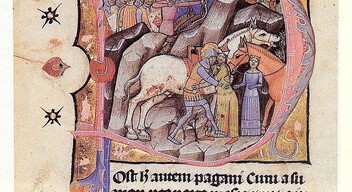Szent László harca a kun vitézzel, a Képes krónika ábrázolásában