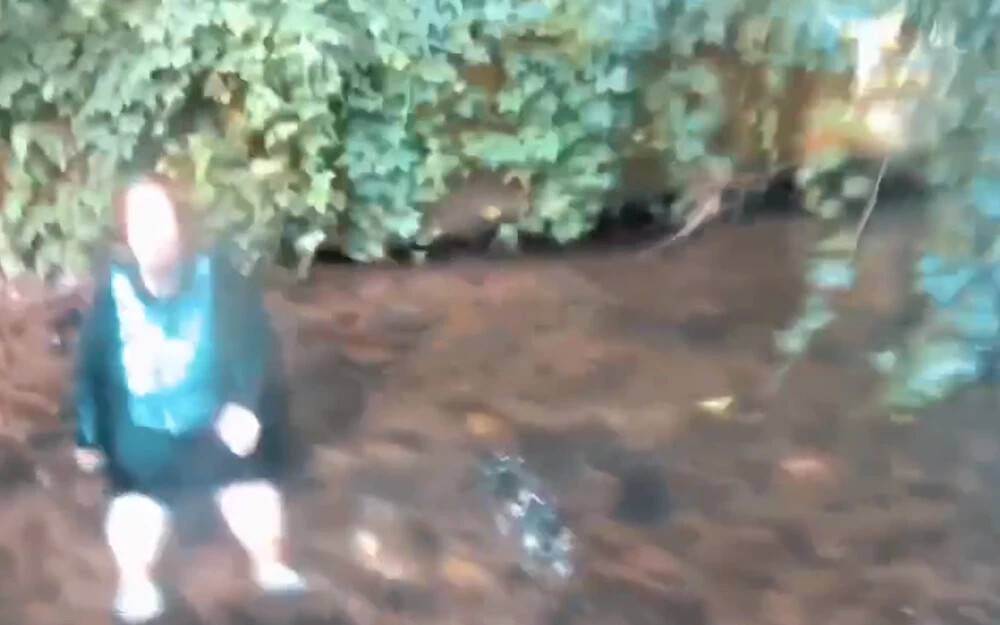 VIDEÓ: Két napig kiáltozott segítségért, mire kimentették a patakba esett nőt
