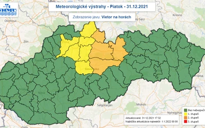 Erős szélre figyelmeztetnek a hegyekben