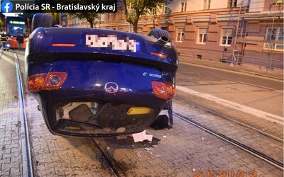 Részeg sofőr okozott balesetet Pozsony belvárosában