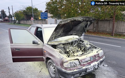 Kigyulladt egy idős házaspár autója Légen, somorjai rendőrök léptek közbe