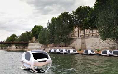 Vízen sikló taxikat tesztelnek Párizsban