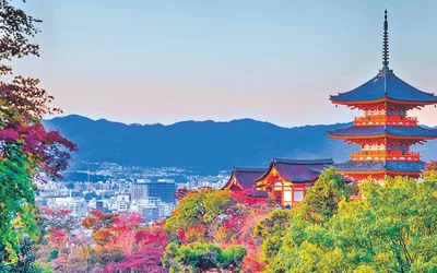 Az első helyen a gésák városa, a császári főváros a japán Kiotó végzett 