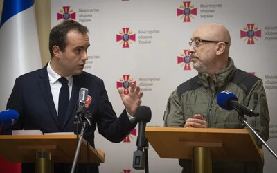 További segítséget ígért Kijevben a francia védelmi miniszter