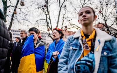 Az ukrajnai háború áldozatairól emlékeztek meg Budapesten