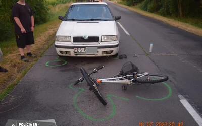 Ittas kerékpárost gázolt el egy autó Dunaszerdahely környékén