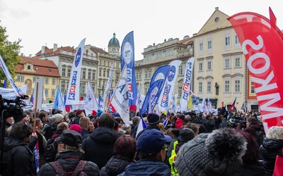 Figyelmeztető sztrájkot tartottak a cseh oktatásügyi dolgozók és több szakszervezeti szövetség