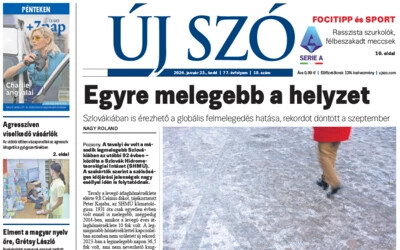 Miről ír a keddi Új Szó?