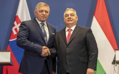 Robert Fico és Orbán Viktor (Somogyi Tibor felvétele)