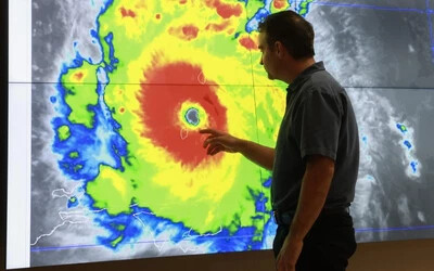 A Beryl hurrikánt már a legmagasabb, "katasztrofális" kategóriába sorolják (Forrás: Profimedia)