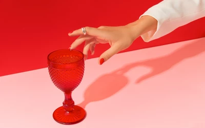 piros pohár