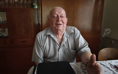Panyi Ferenc, a falu jegyzője csaknem 40 évig dolgozott a szilasi községházán (A szerző felvétele)
