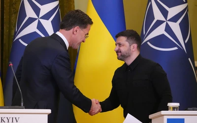 Mark Rutte Volodimir Zelenszkij