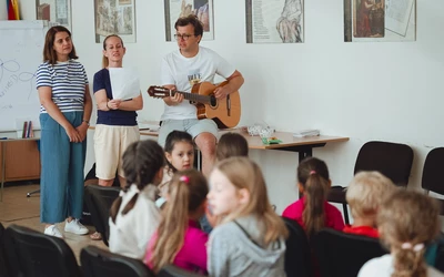 A gyerekeket minden nap gazdag program várta, pénteken a kassai Botanikus Kertbe mentek (A szerző felvételei)