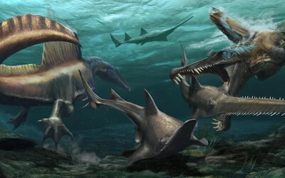 Igazi „vízi szörnyeteg” volt a 95 millió évvel ezelőtt élt Spinosaurus