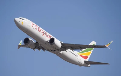 Az Ethiopian Airlines ET-AVJ lajstromjelű lezuhant gépe