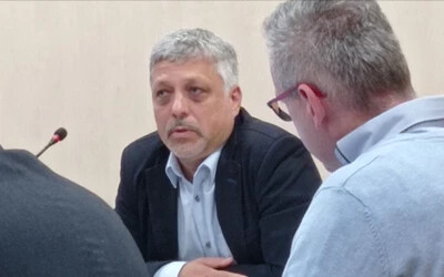 Gyimóthy Ákos néhány napja még előterjesztőként vett részt a városstratégiai bizottság ülésén. Fotó: Sudár Ágnes