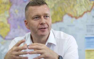 Az MKP elnöke, Forró Krisztián szerint a magyar pártok együttműködése érdekében mindenkinek kompromisszumkésznek kell lennie ⋌(Somogyi Tibor felv.)