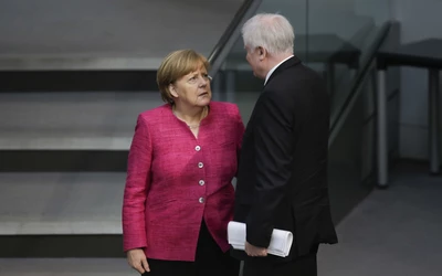 Angela Merkel és Horst Seehofer