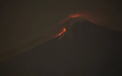 vulkán Guetamalában