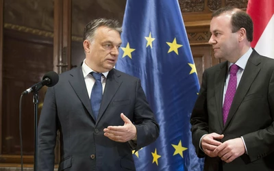 Orbán Viktor és Manfred Weber