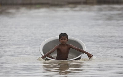 india áradás