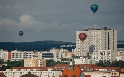 Csütörtök reggel tizenhárom hőlégballon lebegett Kassa felett