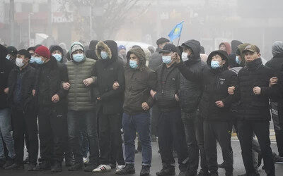 Kazah tüntetések